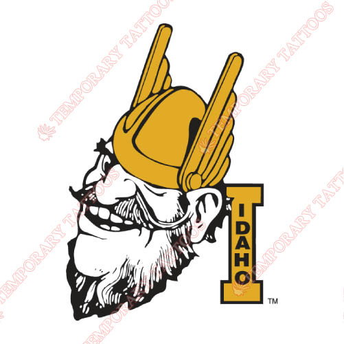 Idaho Vandals Customize Temporary Tattoos Stickers NO.4591
